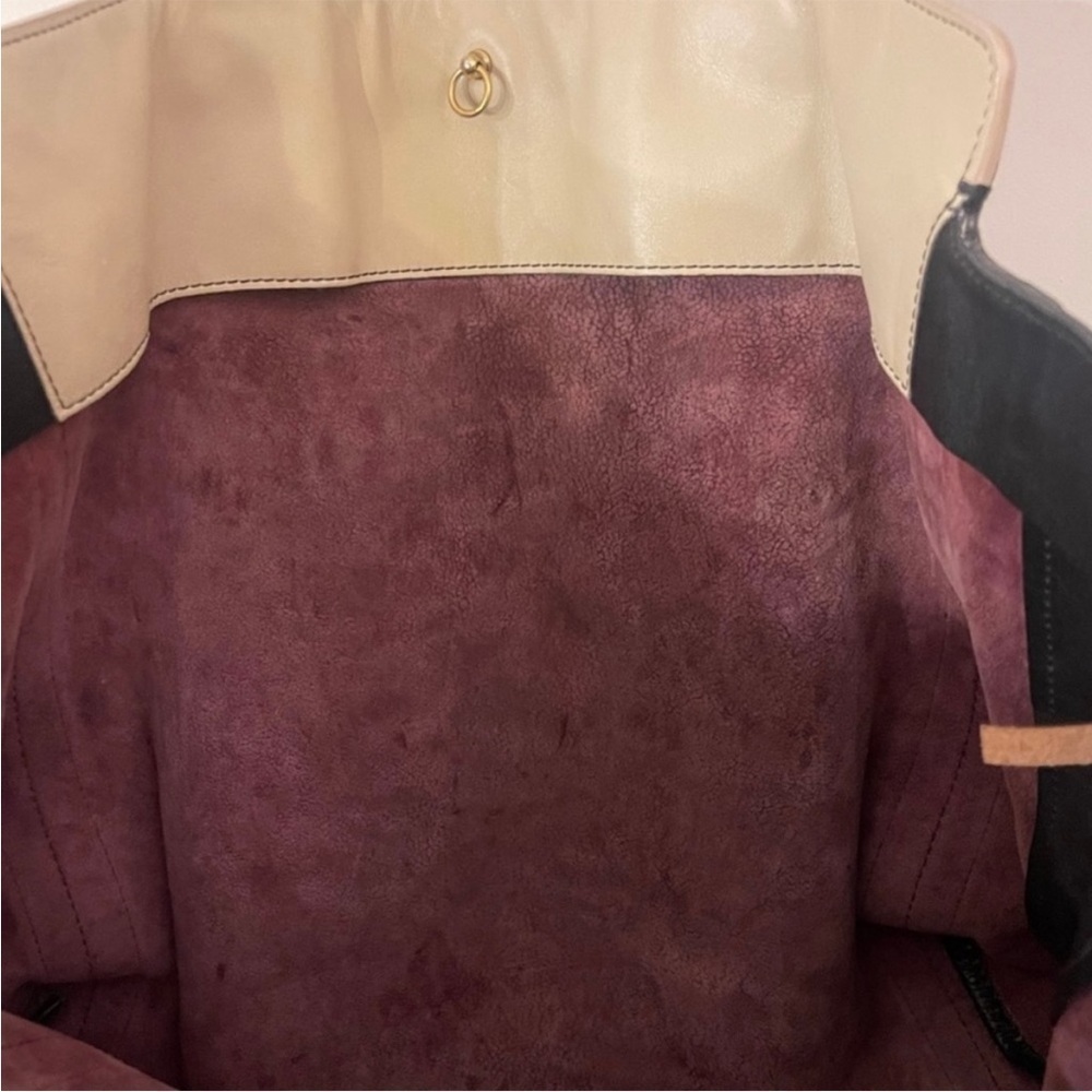 Chloe Alison East-West Colorblock Large Calfskin Tote Purple & Black 2013 - Picture 10 of 13
